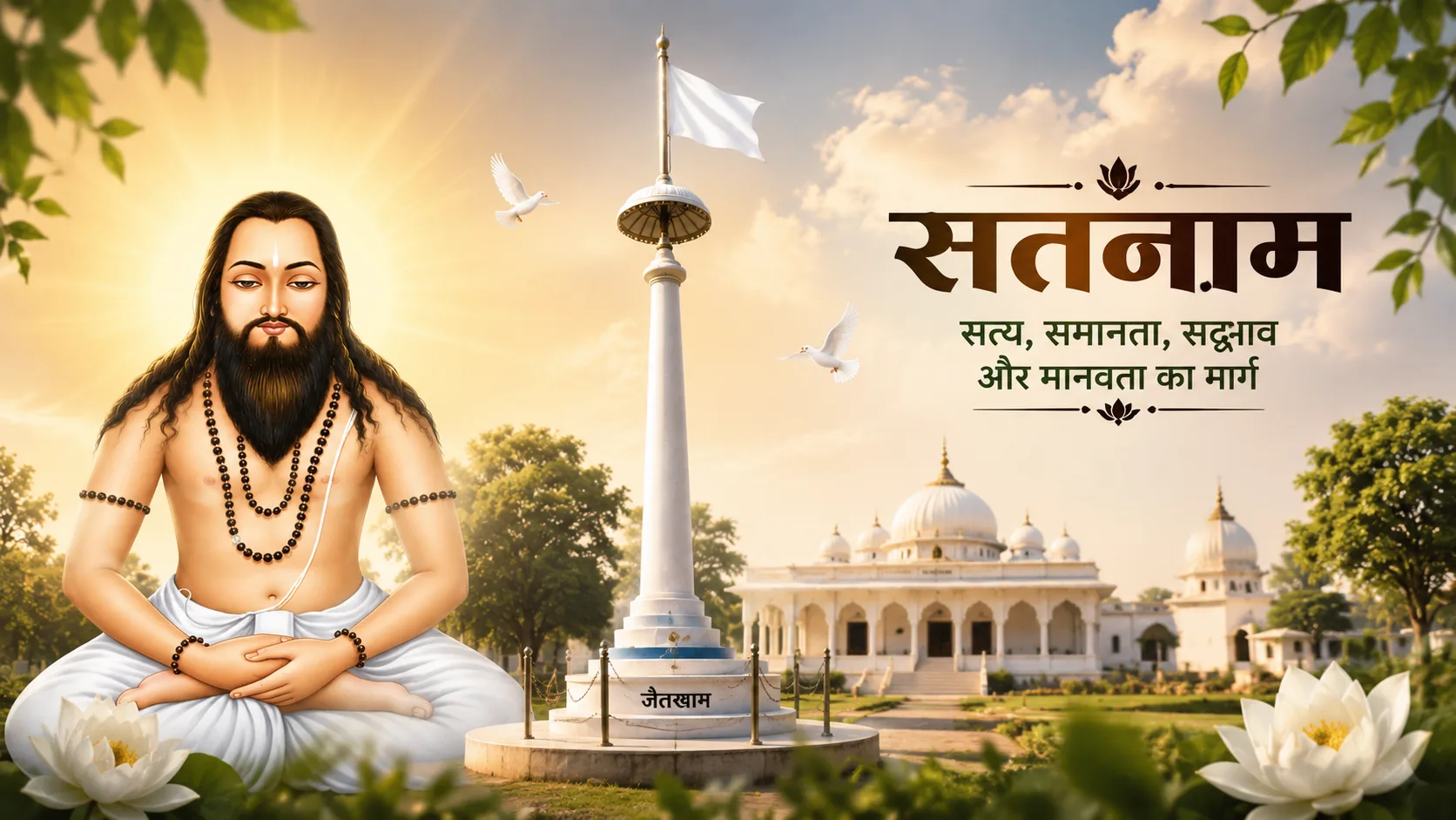 जैतखाम: विश्व शांति, सत्य व समता का 77 मीटर ऊँचा अमर स्तम्भ