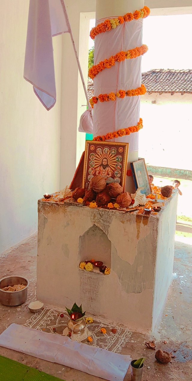 ग्राम करुमौहा जैतखाम