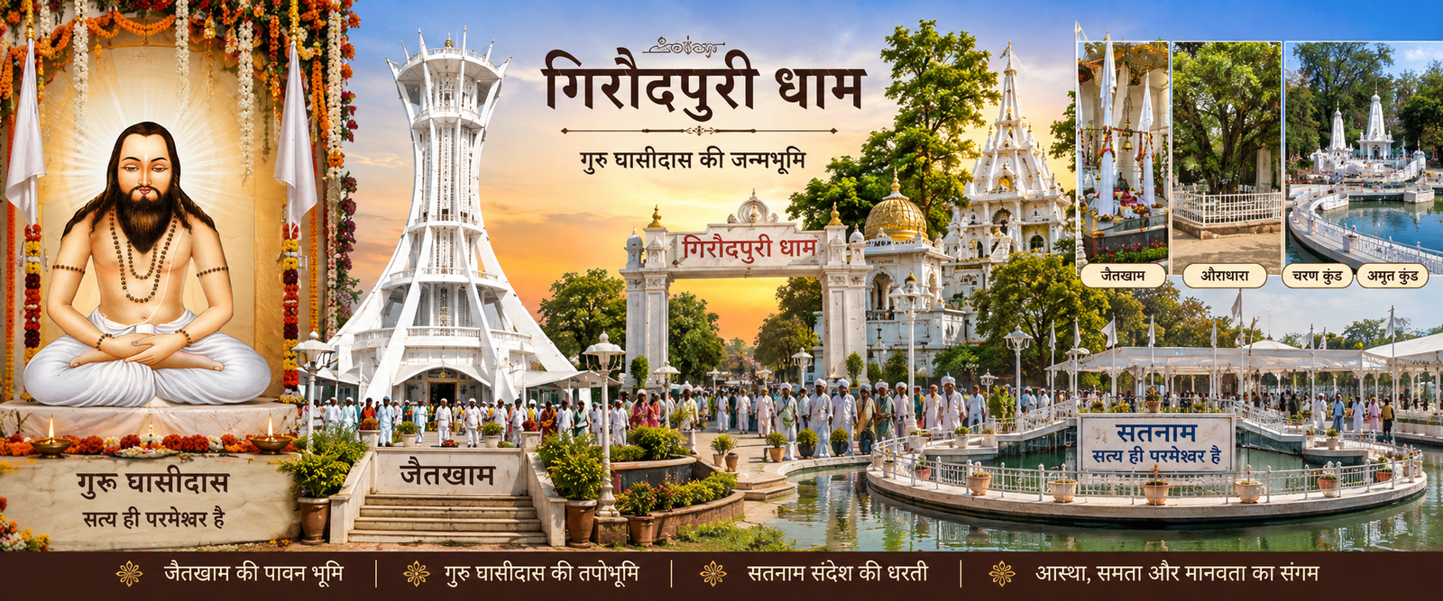 गिरौदपुरी धाम छत्तीसगढ़: इतिहास, जैतखाम, गुरु घासीदास और यात्रा की पूरी जानकारी